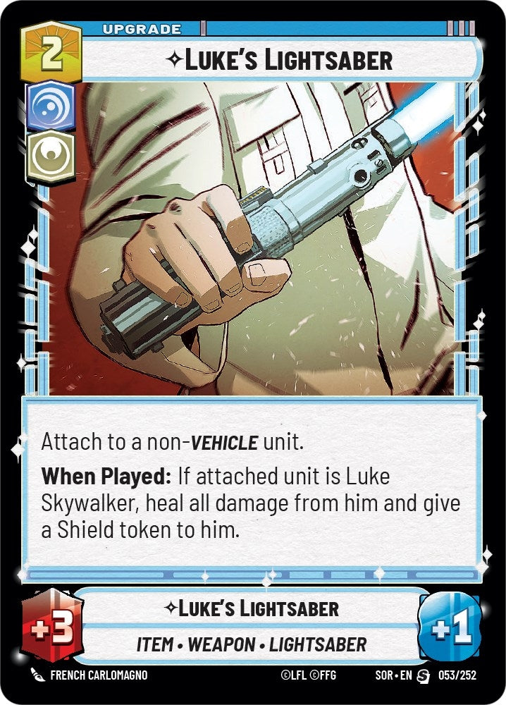 Luke's Lightsaber (053/252) (SOR)