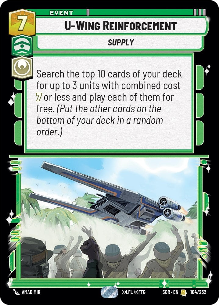 U-Wing Reinforcement (104/252) (SOR)