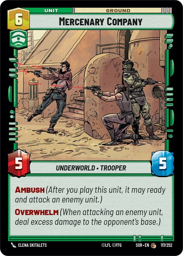 Mercenary Company (117/252) (SOR)