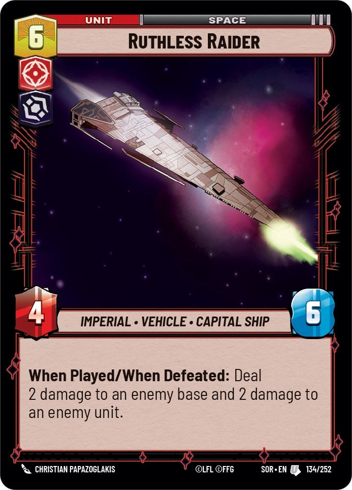 Ruthless Raider (134/252) (SOR)