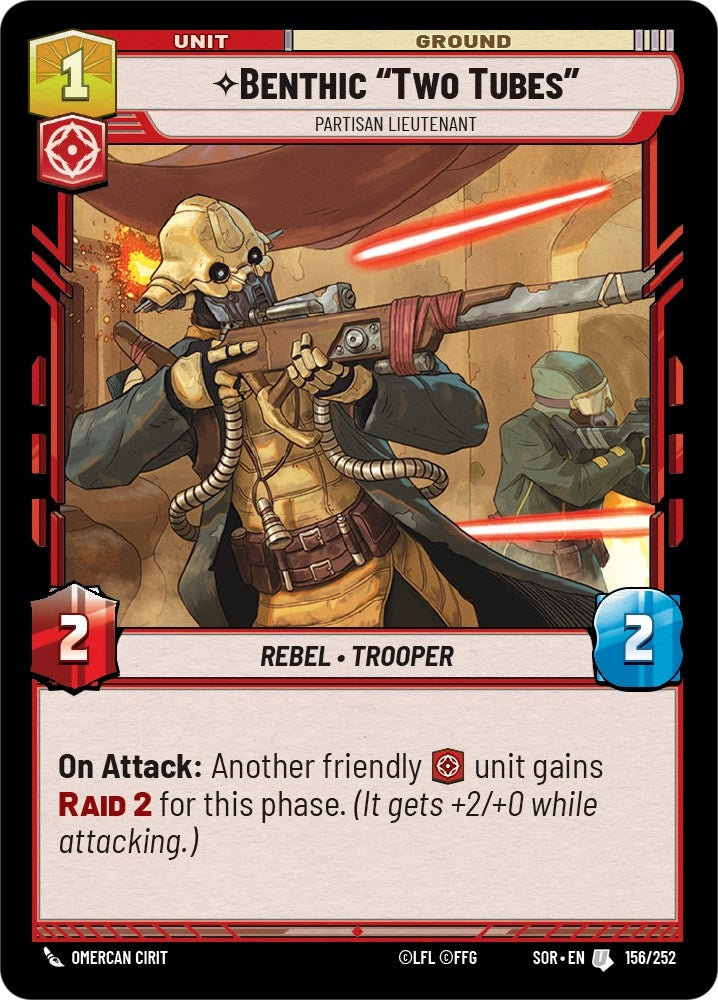 Benthic "Two Tubes" - Partisan Lieutenant (156/252) (SOR)