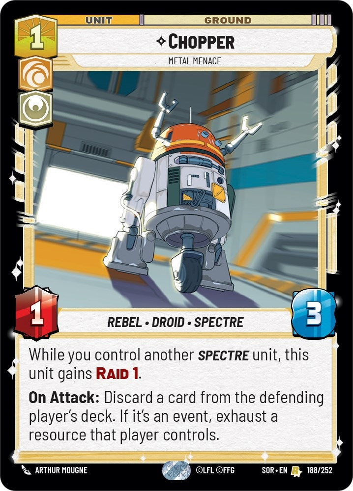 Chopper - Metal Menace (188/252) (SOR)