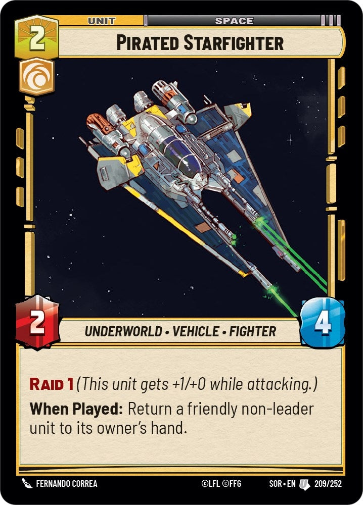 Pirated Starfighter (209/252) (SOR)