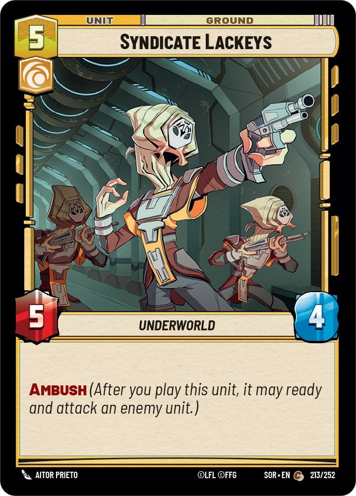Syndicate Lackeys (213/252) (SOR)