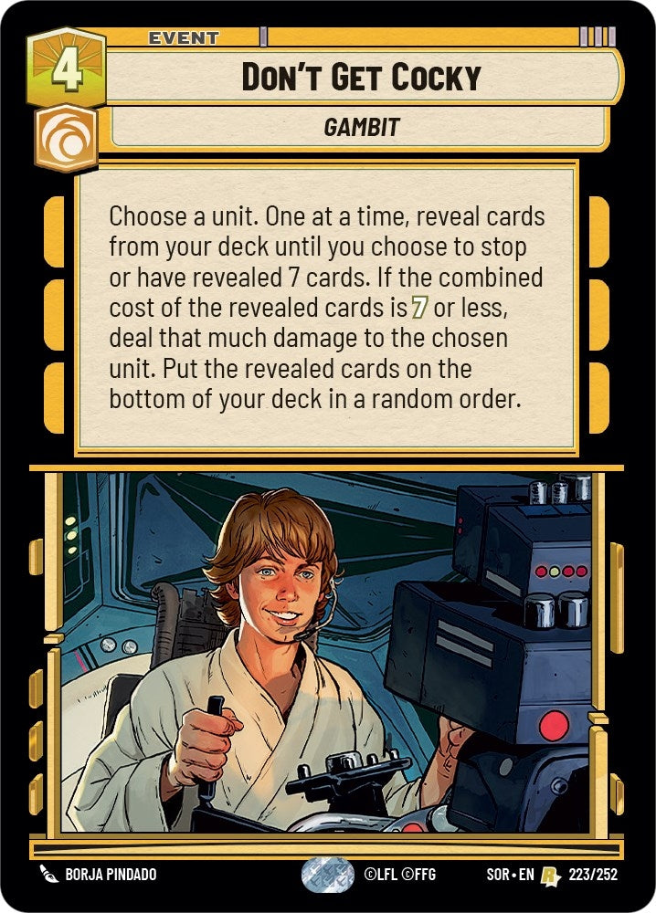 Don't Get Cocky (223/252) (SOR)