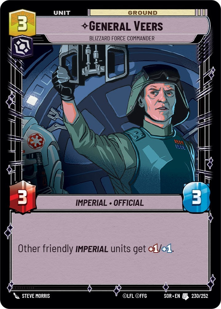 General Veers - Blizzard Force Commander (230/252) (SOR)