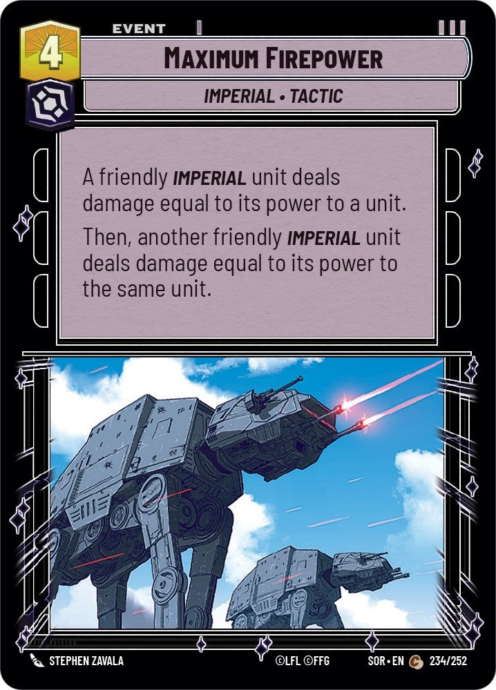 Maximum Firepower (234/252) (SOR)
