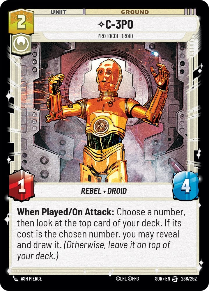 C-3PO - Protocol Droid (238/252) (SOR)