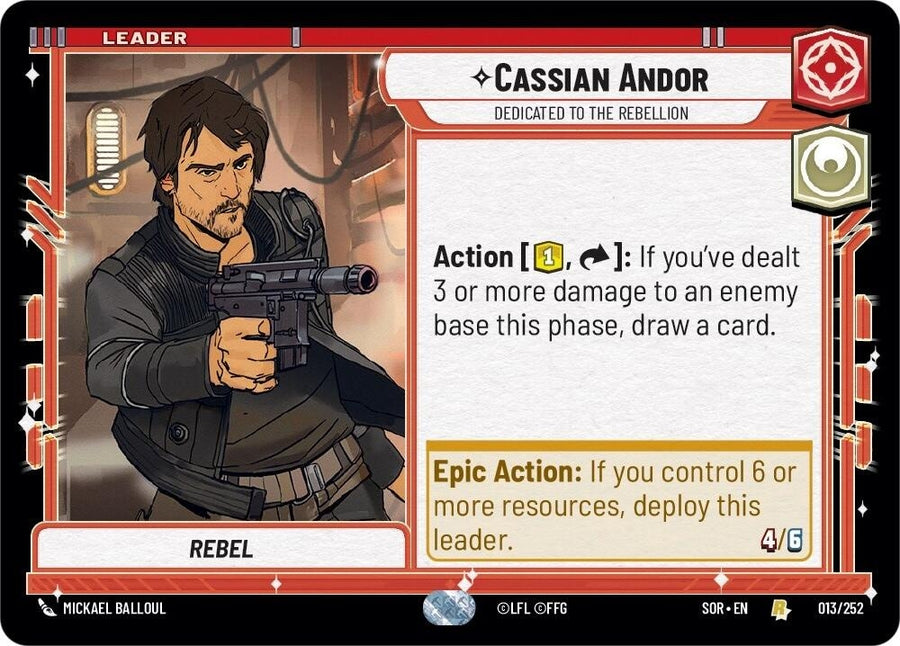 Cassian Andor - Dedicated to the Rebellion (013/252) (SOR)