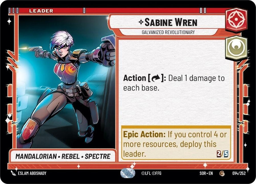 Sabine Wren - Galvanized Revolutionary (014/252) (SOR)