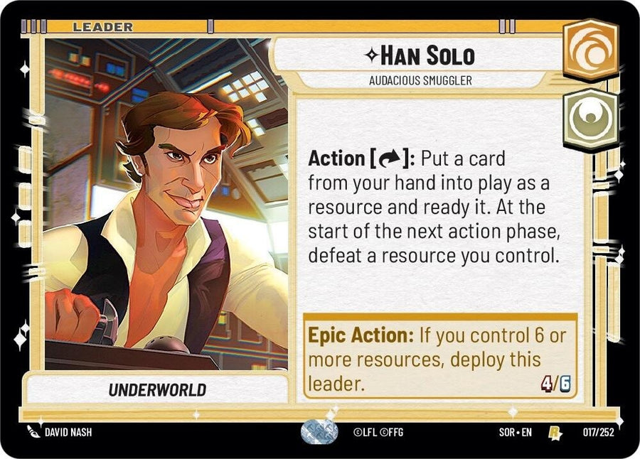 Han Solo - Audacious Smuggler (017/252) (SOR)