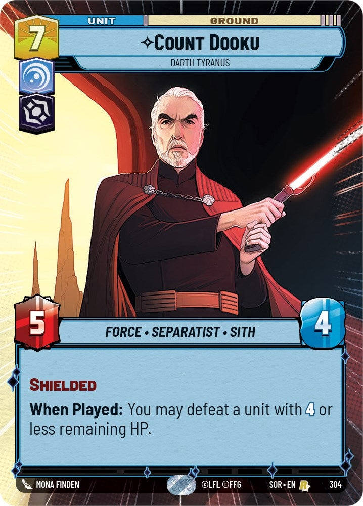 Count Dooku - Darth Tyranus (Hyperspace) (304) (SOR)