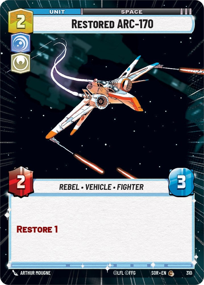 Restored ARC-170 (Hyperspace) (310) (SOR)