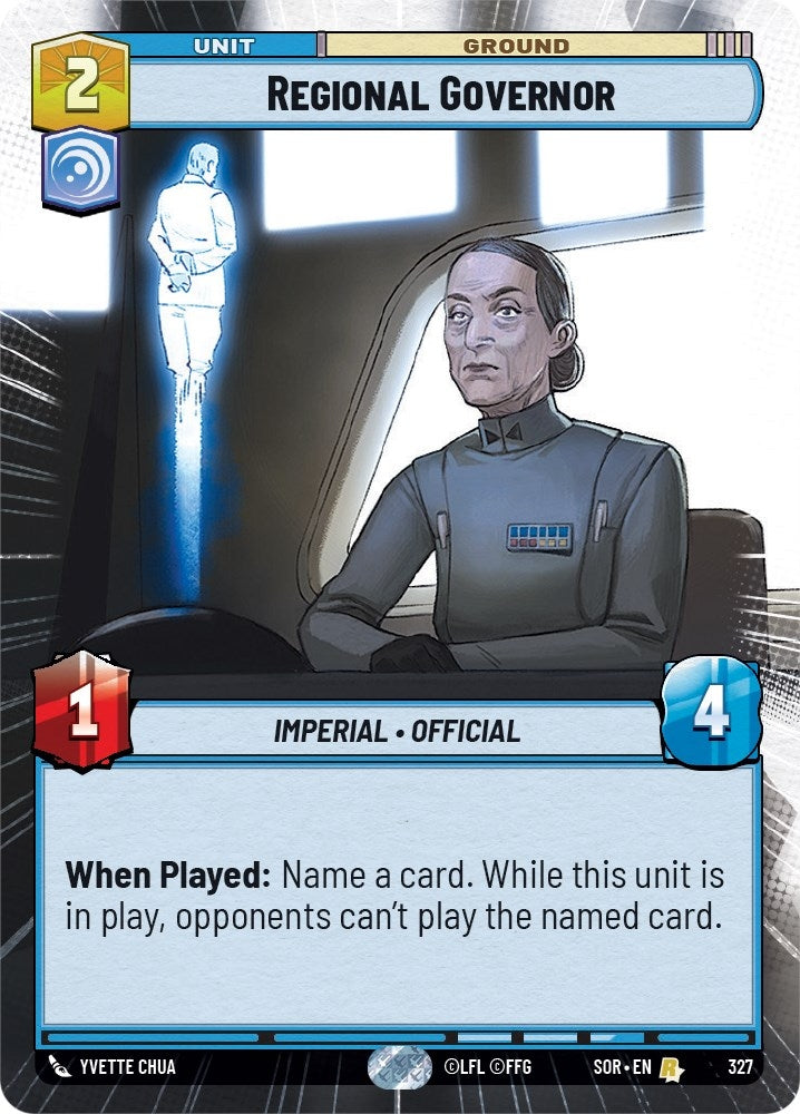 Regional Governor (Hyperspace) (327) (SOR)