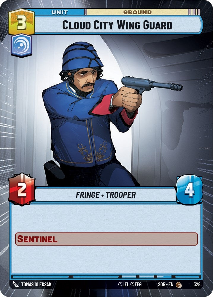 Cloud City Wing Guard (Hyperspace) (328) (SOR)