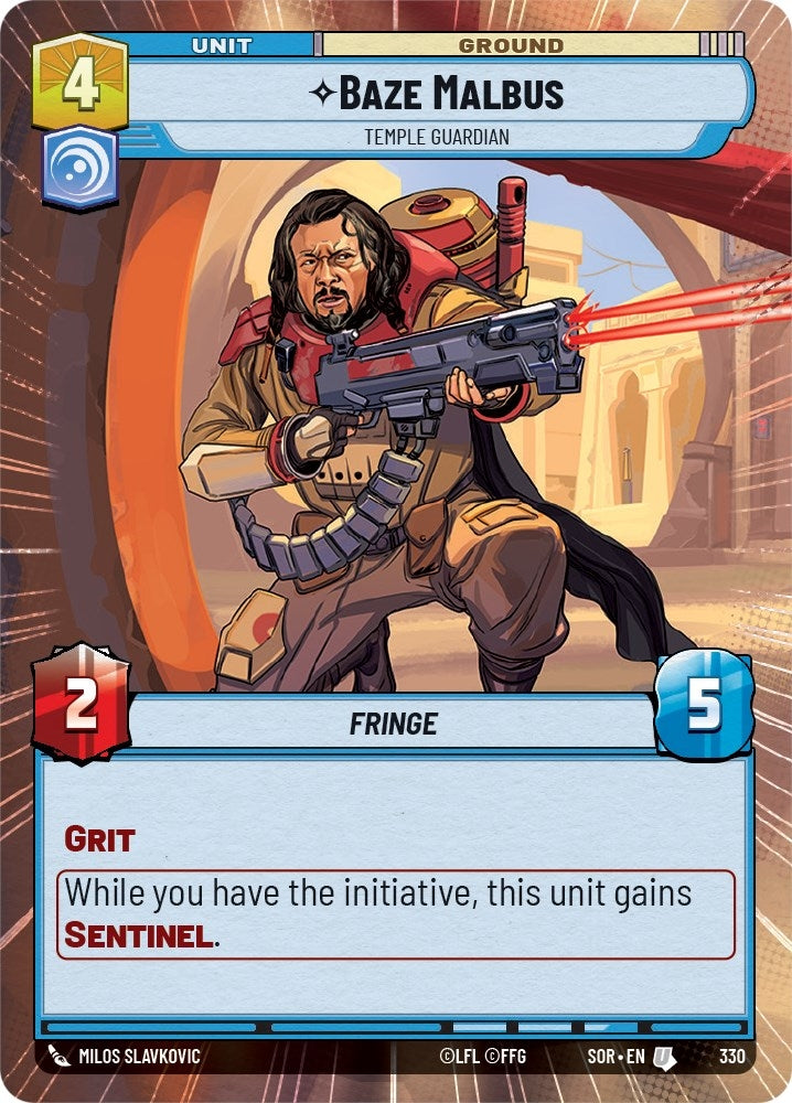 Baze Malbus - Temple Guardian (Hyperspace) (330) (SOR)