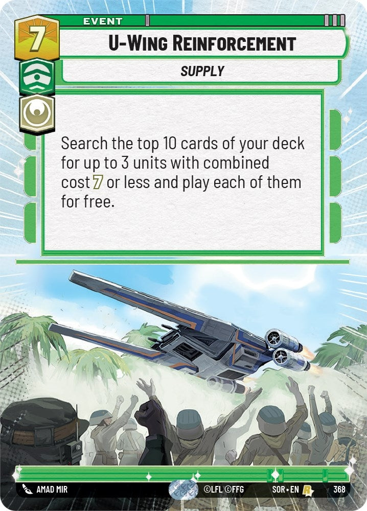 U-Wing Reinforcement (Hyperspace) (368) (SOR)