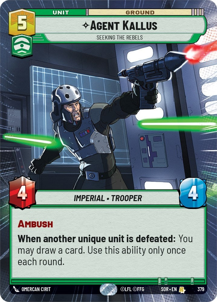 Agent Kallus - Seeking the Rebels (Hyperspace) (379) (SOR)