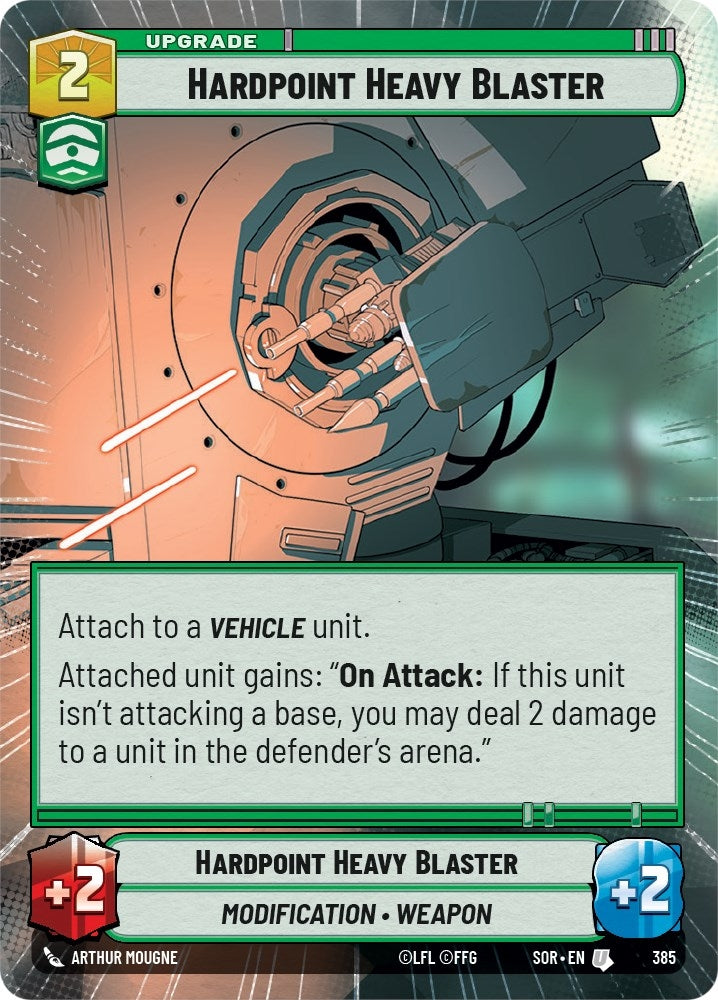 Hardpoint Heavy Blaster (Hyperspace) (385) (SOR)