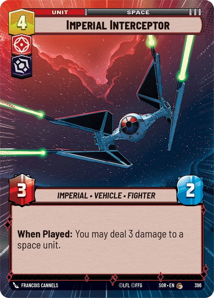 Imperial Interceptor (Hyperspace) (396) (SOR)