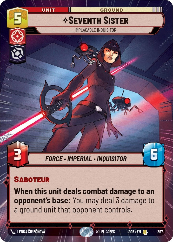 Seventh Sister - Implacable Inquisitor (Hyperspace) (397) (SOR)