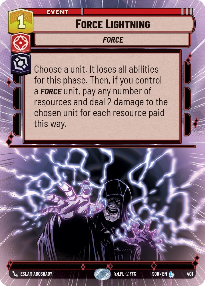 Force Lightning (Hyperspace) (401) (SOR)