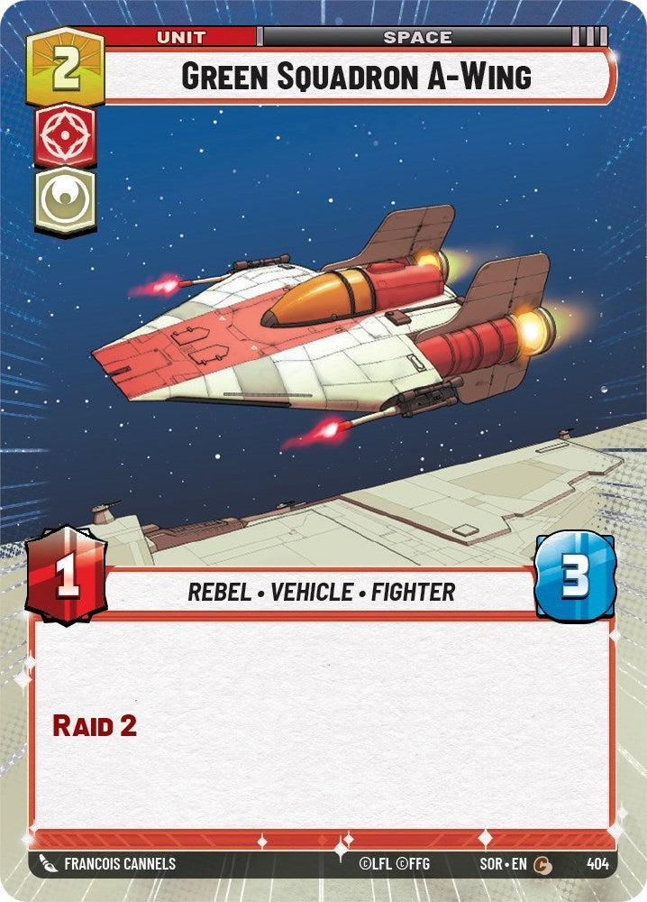 Green Squadron A-Wing (Hyperspace) (404) (SOR)