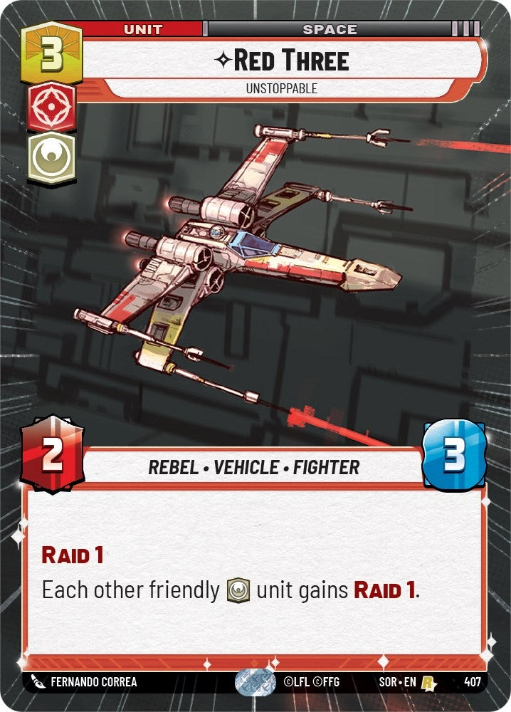 Red Three - Unstoppable (Hyperspace) (407) (SOR)