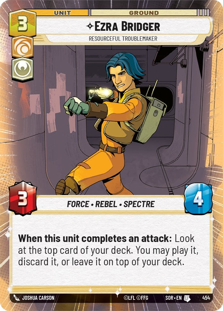 Ezra Bridger - Resourceful Troublemaker (Hyperspace) (454) (SOR)