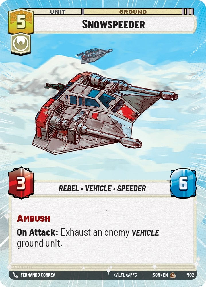 Snowspeeder (Hyperspace) (502) (SOR)