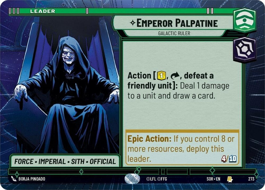 Emperor Palpatine - Galactic Ruler (Hyperspace) (273) (SOR)