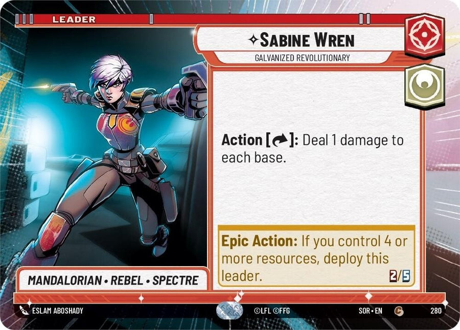 Sabine Wren - Galvanized Revolutionary (Hyperspace) (280) (SOR)