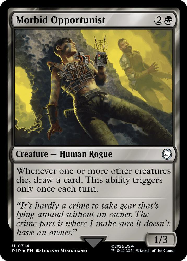 Morbid Opportunist (Surge Foil) (714) (PIP)