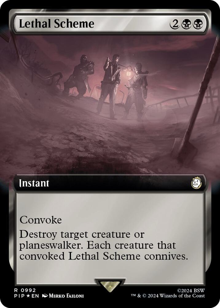 Lethal Scheme (Extended Art) (Surge Foil) (992) (PIP)