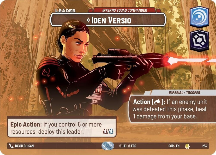 Iden Versio - Inferno Squad Commander (Showcase) (254) (SOR)