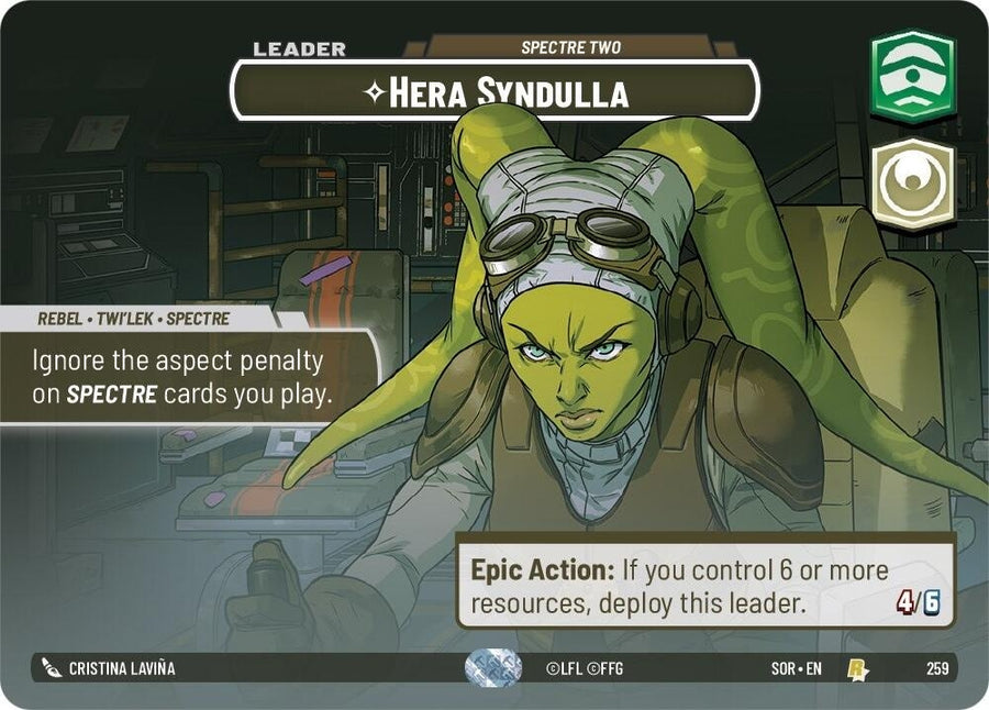 Hera Syndulla - Spectre Two (Showcase) (259) (SOR)