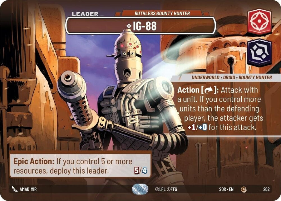 IG-88 - Ruthless Bounty Hunter (Showcase) (262) (SOR)