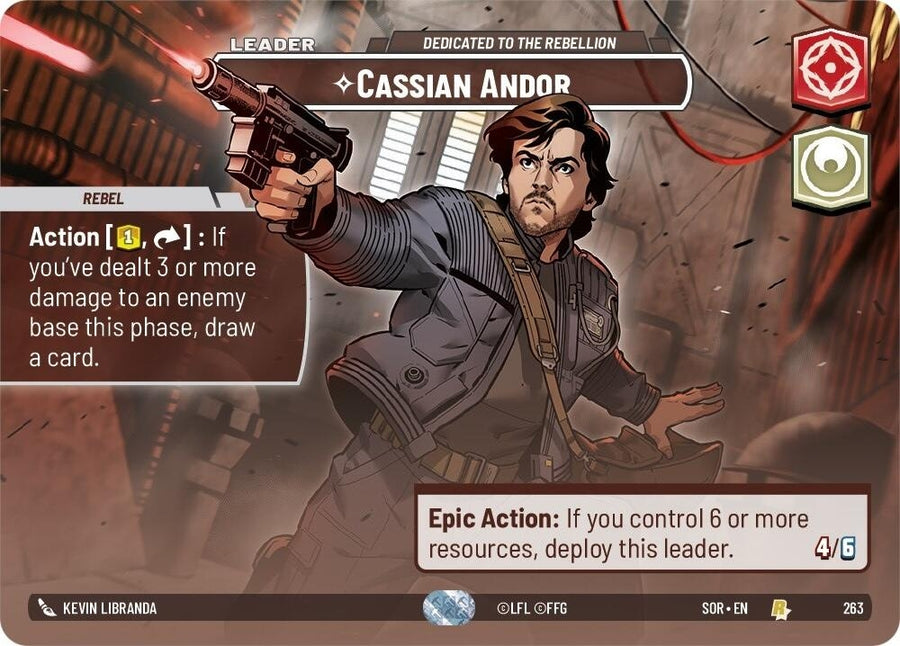Cassian Andor - Dedicated to the Rebellion (Showcase) (263) (SOR)