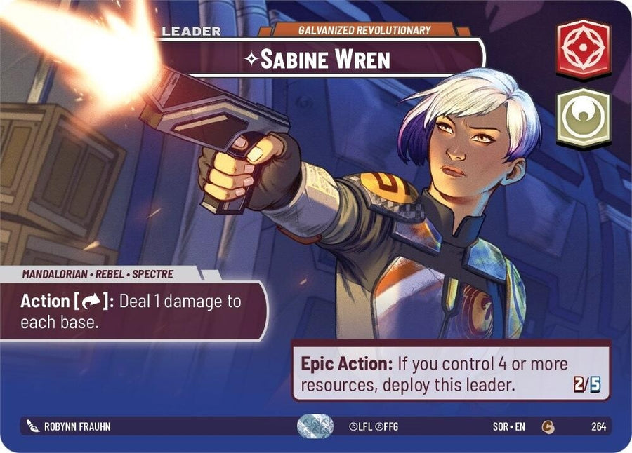 Sabine Wren - Galvanized Revolutionary (Showcase) (264) (SOR)