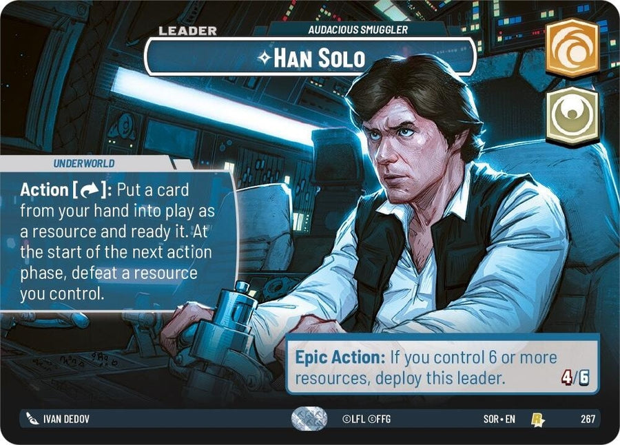 Han Solo - Audacious Smuggler (Showcase) (267) (SOR)