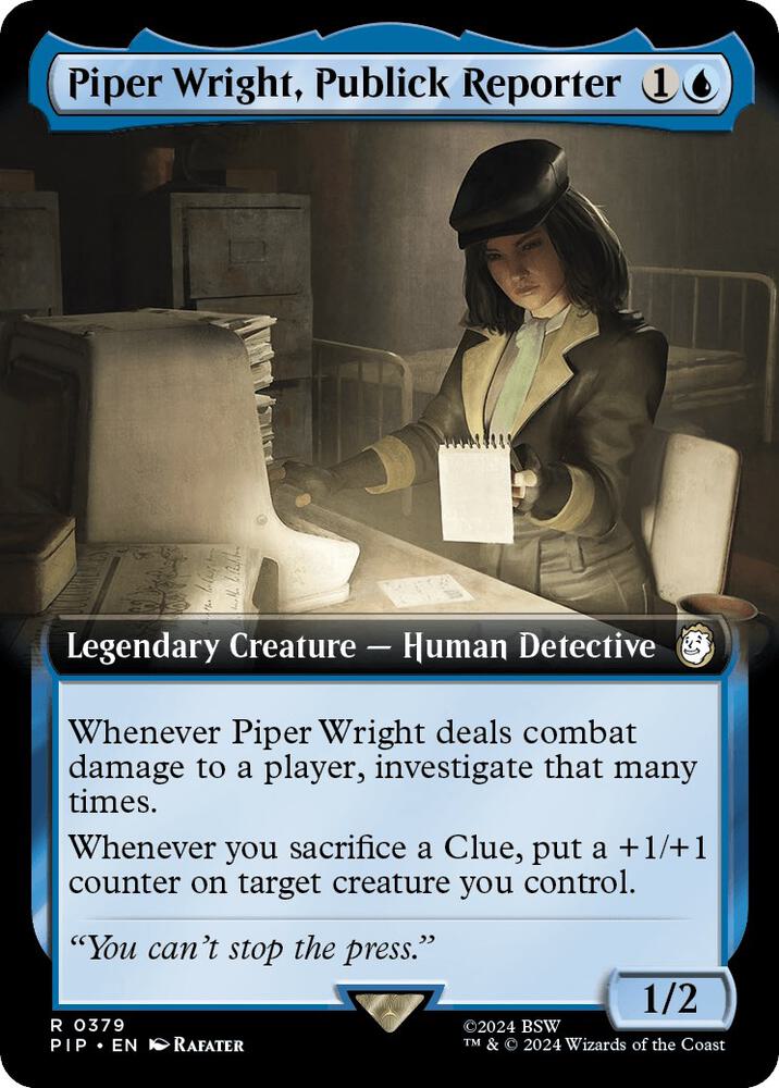 Piper Wright, Publick Reporter (Extended Art) (379) (PIP)