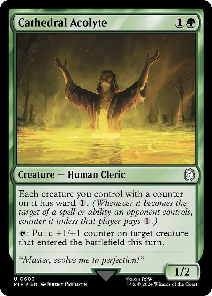 Cathedral Acolyte (Surge Foil) (603) (PIP)