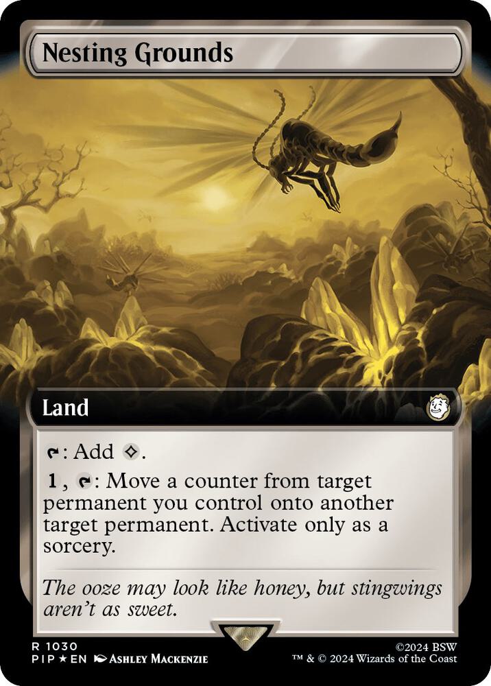 Nesting Grounds (Extended Art) (Surge Foil) (1030) (PIP)
