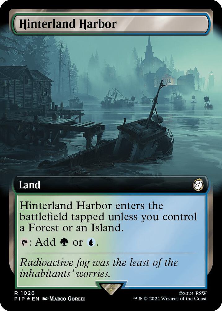 Hinterland Harbor (Extended Art) (Surge Foil) (1026) (PIP)