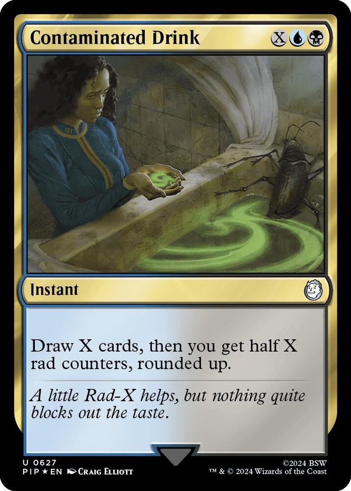 Contaminated Drink (Surge Foil) (627) (PIP)