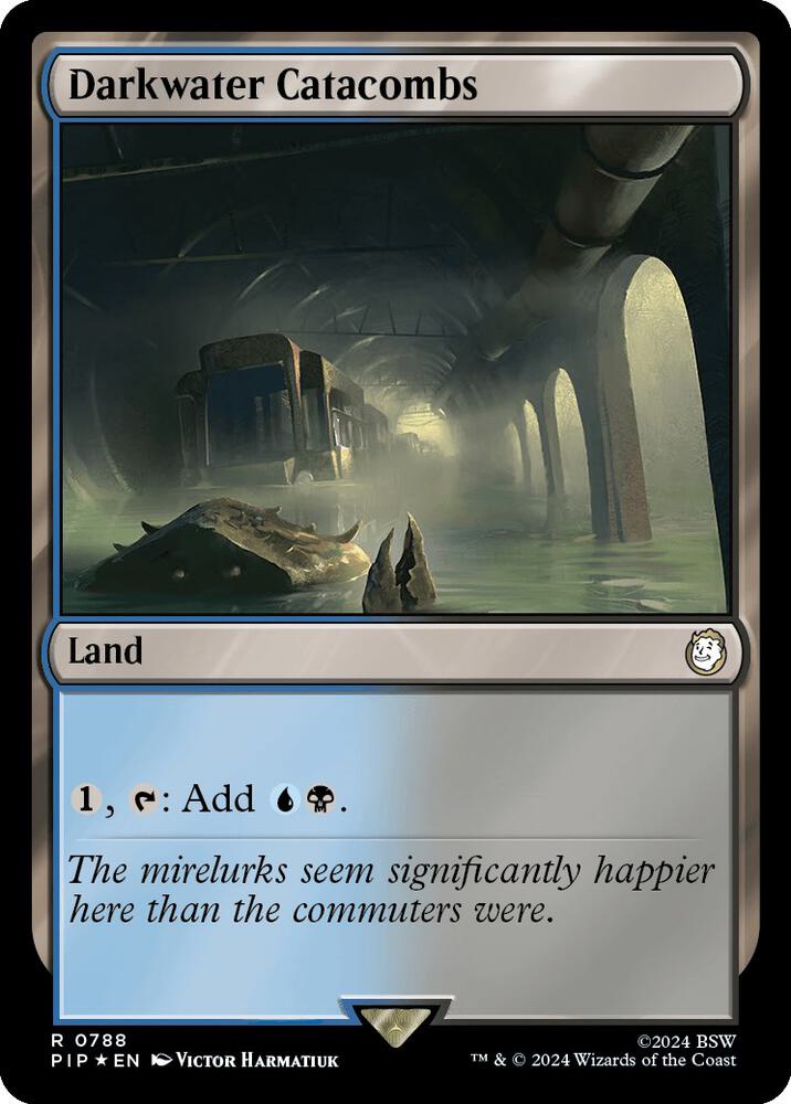 Darkwater Catacombs (Surge Foil) (788) (PIP)