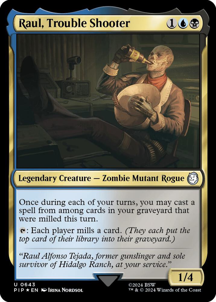 Raul, Trouble Shooter (Surge Foil) (643) (PIP)