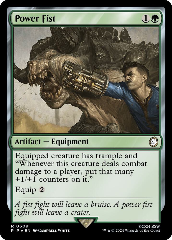 Power Fist (Surge Foil) (609) (PIP)