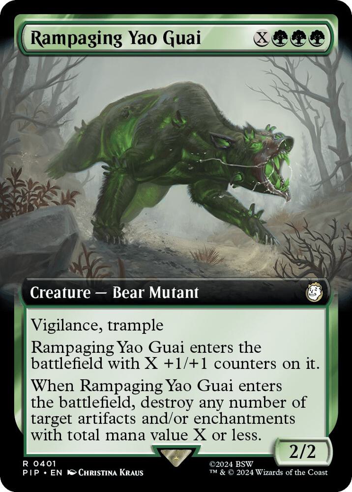 Rampaging Yao Guai (Extended Art) (401) (PIP)