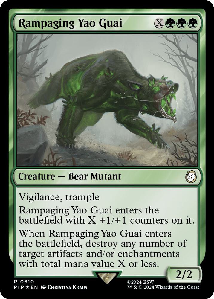 Rampaging Yao Guai (Surge Foil) (610) (PIP)